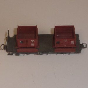 Bemo RHB N scale double hopper railroad train car